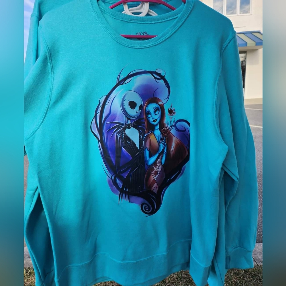 Jack and Sally blue Sweater